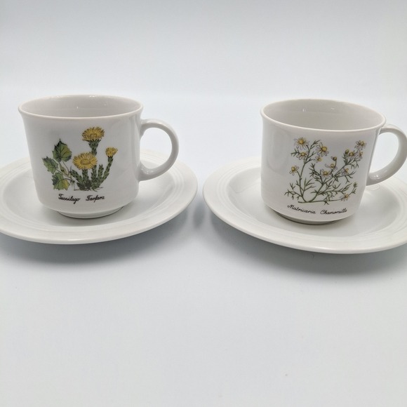 Other - Vintage Seltmann Weiden Demitasse Tea‎ Cup & Saucer Set of 2 Bavaria Tea Flowers